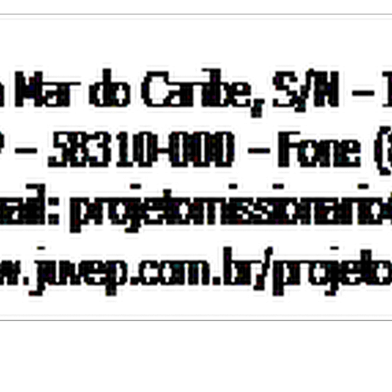 As Inscrições estão abertas para o 55° Projeto Missionário em Jamacaru (distrito de Missão Velha-CE)