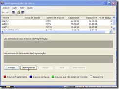 imagem windows -desfragmentação imagem windows -desfragmentação