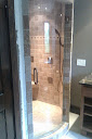 Frameless Curved Glass Door