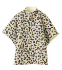 A.P.C. faux-fur lined leopard cape, $222.50, http://usonline.apc.fr/