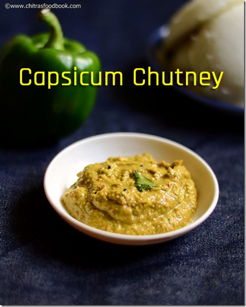 Green capsicum chutney