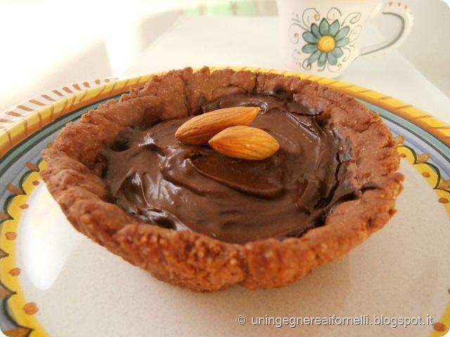 crostatine cioccolato senza burro uova panna olio avocado giada de laurentis