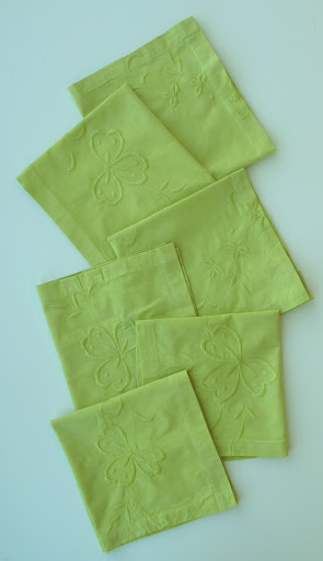 I am so excited to set a table with these festive napkins.