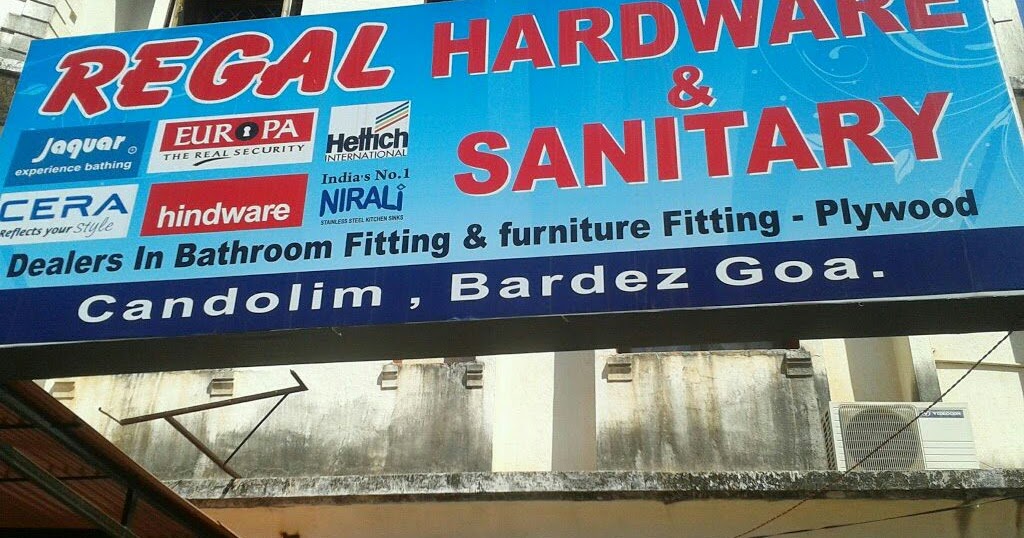 regalhardware&sanitary HARDWARE & SANITARYWARE DISPLAY