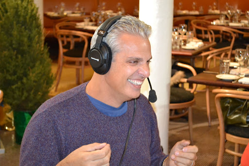 Eric Ripert having fun with Marcus and Ruth on the radio. Eric Ripert having fun with Marcus and Ruth on the radio.