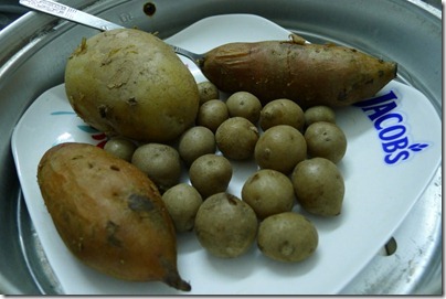 potato vs sweet potato vs mini potato