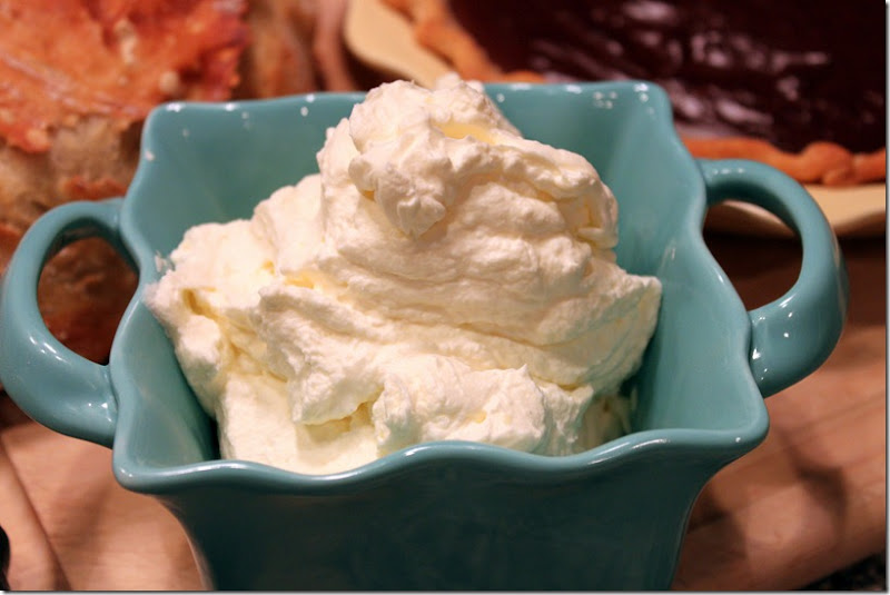 Chocolate Pie with Orange Flavored Whipped Cream 017