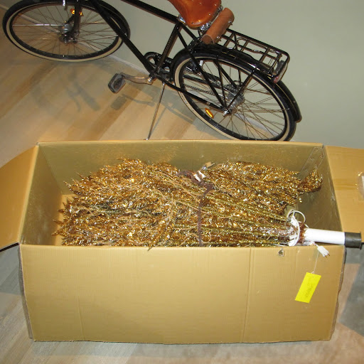 The tree branches in the box.