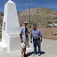 My Freind Alfredo Murillo is standing in US and I am standing in Mexico- this is a spot where you can cross for a few feet- we talked at a distance of a few feet with the border patrol.