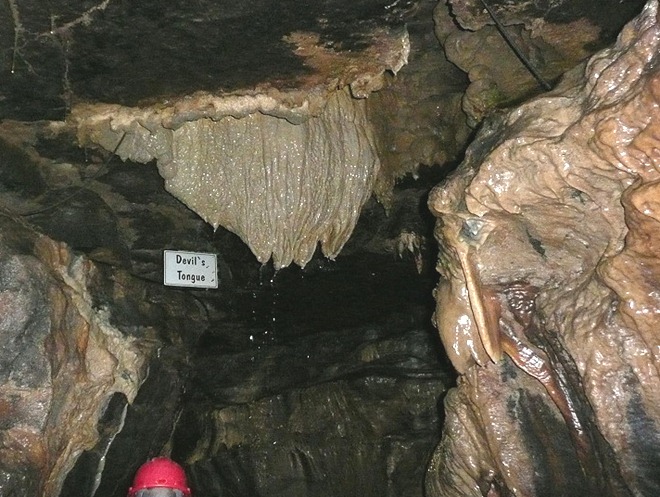 White Scar Cave Devil's Tongue