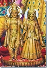 Sita and Rama deities