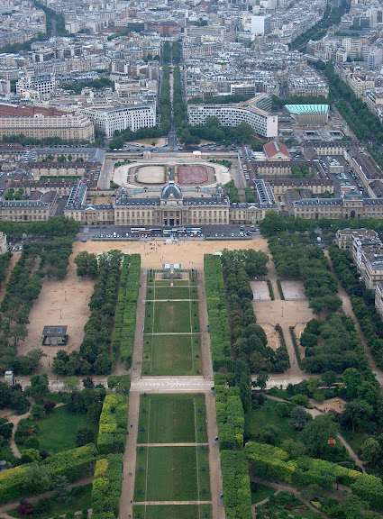 Panoramic view over Paris