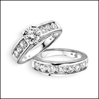 Diamond-Wedding-Ring-Set