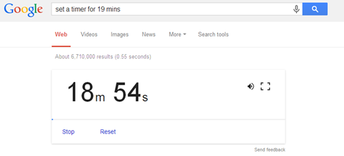 image google search timer