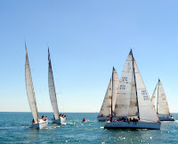 Sheldon Clarke Regatta 2010 / Sheldon Clarke 2010: Sunday.  Rounding the first mark.