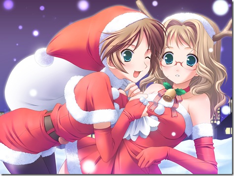 anime girls-craciun anime girls-craciun