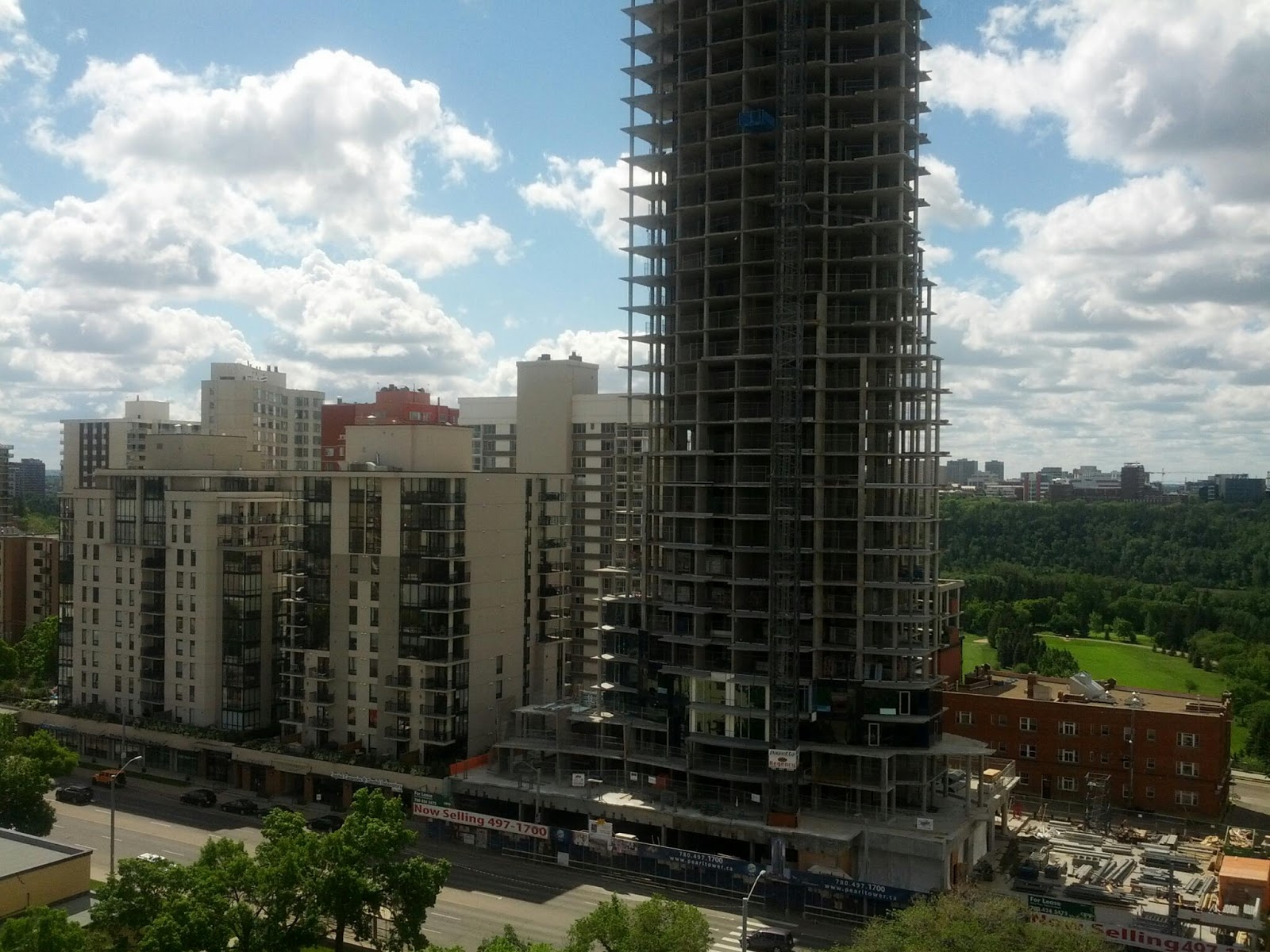 Downtown Edmonton Real Estate Blog Summer View From Glenora Manor!