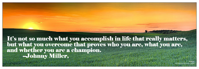 Inspirational Quote On Real Challenges In Life