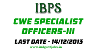 ibps specialist officer 2014