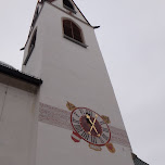 church tower in Seefeld, Austria 