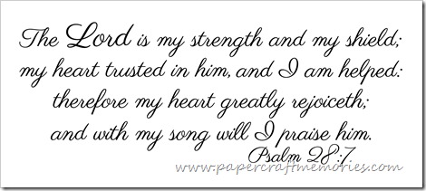 Psalm 28-7