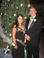 Linda and Stav with the 'Sapphire' tree