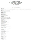 Index Verborum Of The Angelic Language From Liber Logaeth