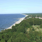 Widok na plażę w Niechorze.