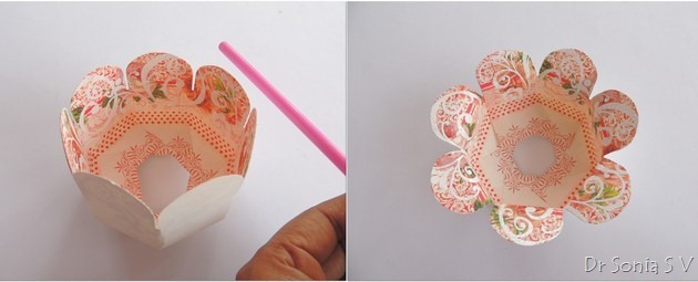 Paper Basket tutorial  4