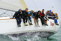 NOOD 2011 / NOOD 2011: Friday.  Vayu crew hiking hard, going upwind.