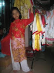 Áo dài truyền thống cho bé Áo dài truyền thống cho bé