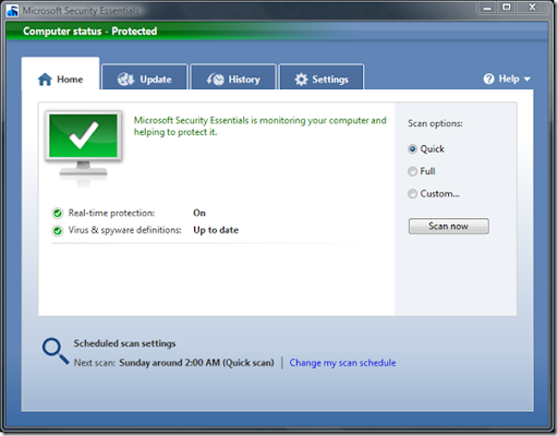 Descargar Microsoft Security Essentials gratis