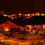 Lijiang - roofs by night