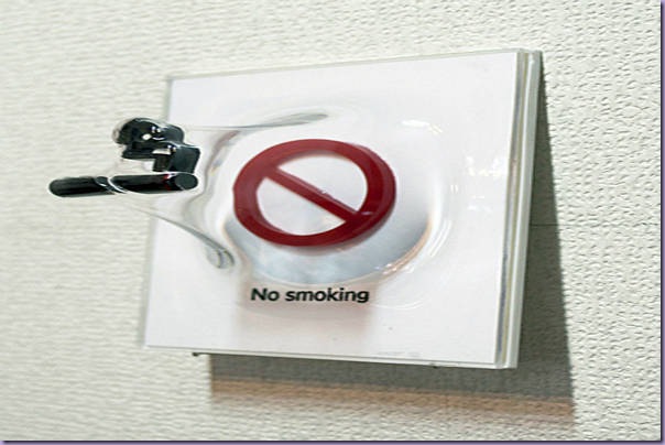 Arte-3D-Yuki-Matsueda-Placa-Proibido-Fumar