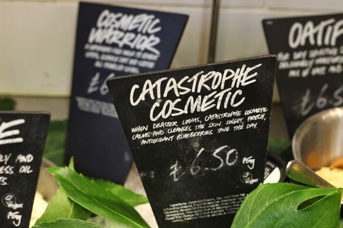 lush catastrophe cosmetic face mask blogger event 2015