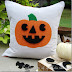 jack o lantern pillow