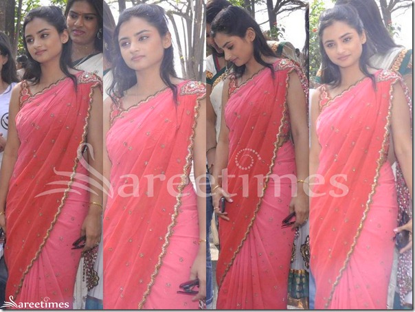 Pink_Embroidery_Georgette_Saree