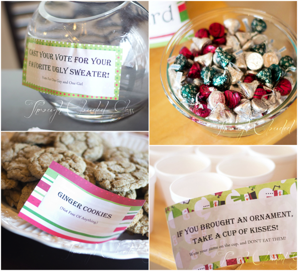 Ugly Sweater Christmas Gender Reveal Party | Through Clouded Glass Gr2