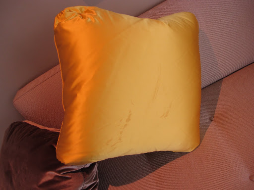 Silk is beautiful but quite risky for a living room seating area. Time is of the essence when treating silk fabric stains: After applying the cleaning solution,  dry quickly and make sure there is no adverse reaction.