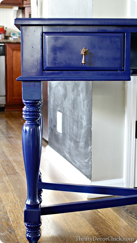 navy blue desk
