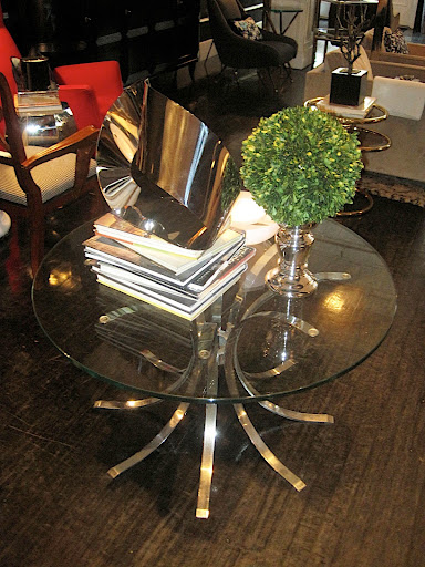 I am in the market for a side table and I really like a glass top.