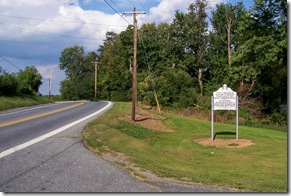 George Washington dined at The Dutchman, MD Route 28 Looking North