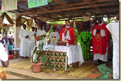 O Bispo de Pemba preside a cerimónia