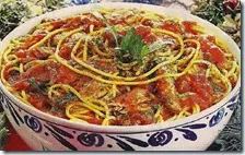 Spaghetti con sugo di mare