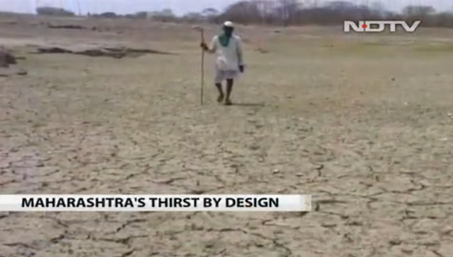 Screenshot from 'Maharashtra's thirst by design' feature by NDTV, 14 May 2013. Photo: NDTV