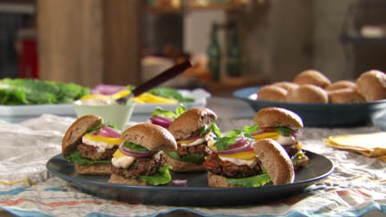 Bean and Veggie Sliders