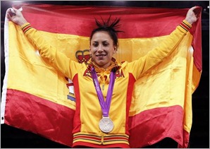 Brigitte Yag&uuml;e, medalla de plata en taekwondo