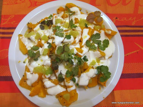  Ute cooks: ROASTED PUMPKIN WITH CARDAMON AND LIME 