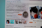 You just search for a photo, print it out, apply glue, and then glitter!