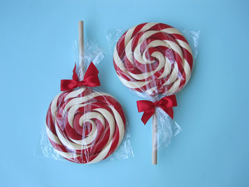 These massive lollipops are a big treat!